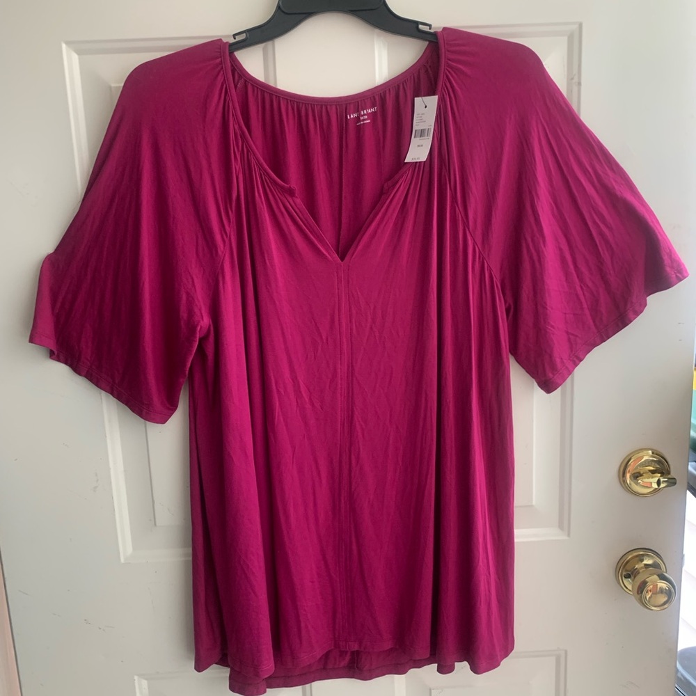 Lane Bryant Fuchsia Blouse